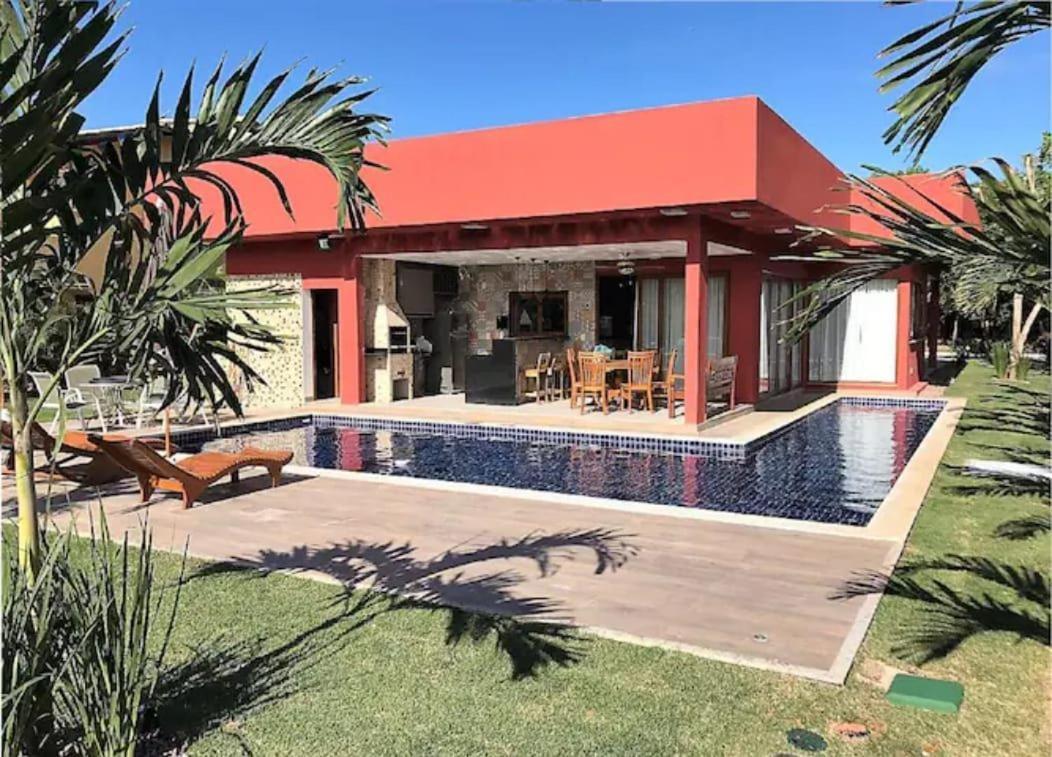Casa Temporada - 4 Suites - Condominio Luxo - Piscina Extraordinaria - Praia De Itacimirim-Ba Camacari Ngoại thất bức ảnh