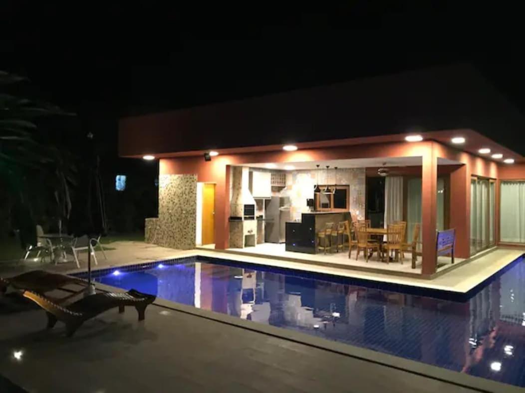 Casa Temporada - 4 Suites - Condominio Luxo - Piscina Extraordinaria - Praia De Itacimirim-Ba Camacari Ngoại thất bức ảnh