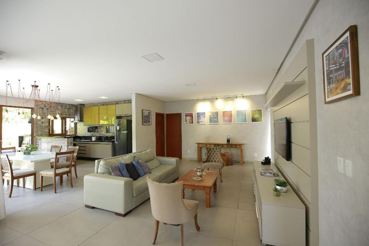 Casa Temporada - 4 Suites - Condominio Luxo - Piscina Extraordinaria - Praia De Itacimirim-Ba Camacari Ngoại thất bức ảnh