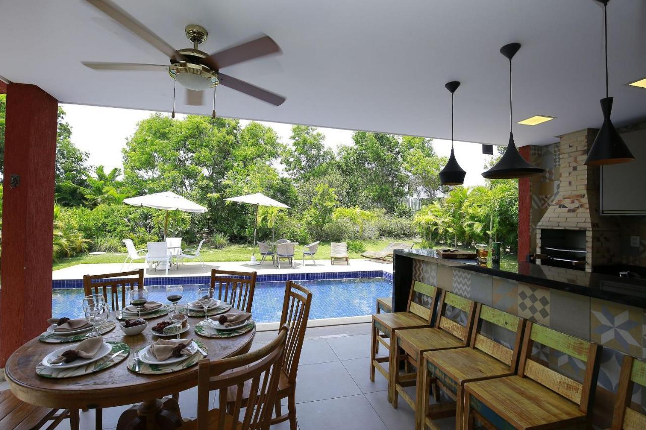 Casa Temporada - 4 Suites - Condominio Luxo - Piscina Extraordinaria - Praia De Itacimirim-Ba Camacari Ngoại thất bức ảnh